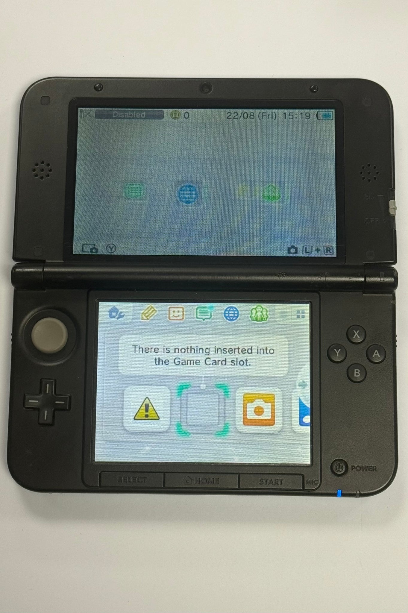 nintendo 3ds xl blue