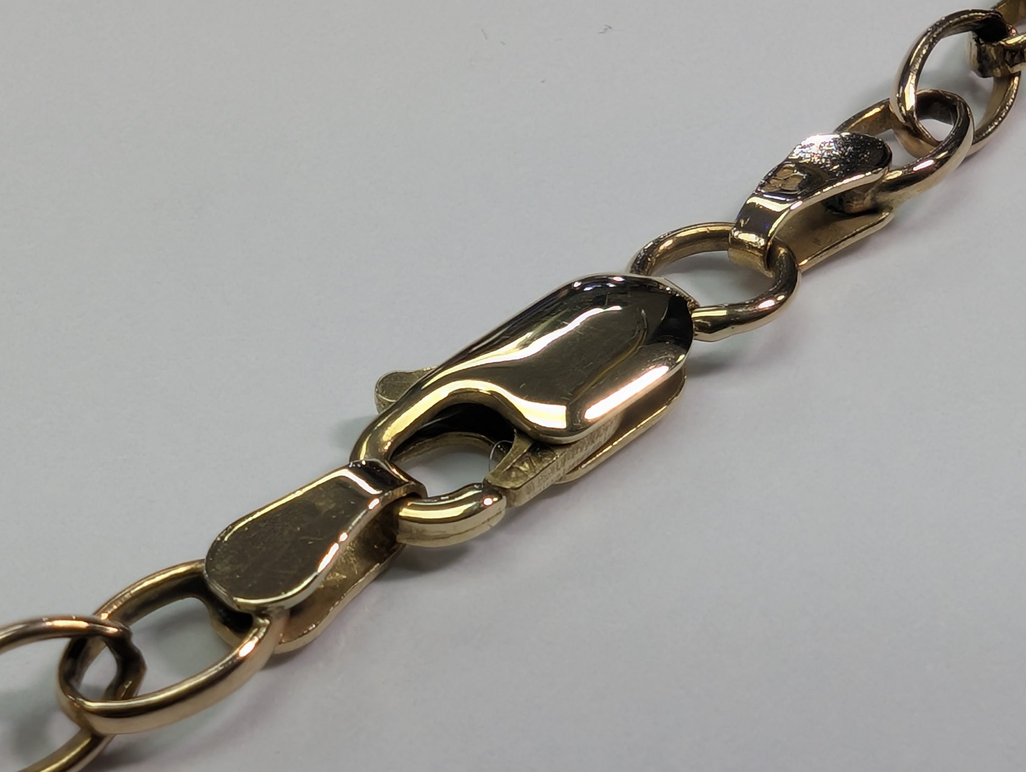 9ct Gold 18" Hoop Chain