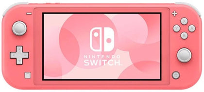 Nintendo Switch Lite Coral 32GB With American Charging Plug