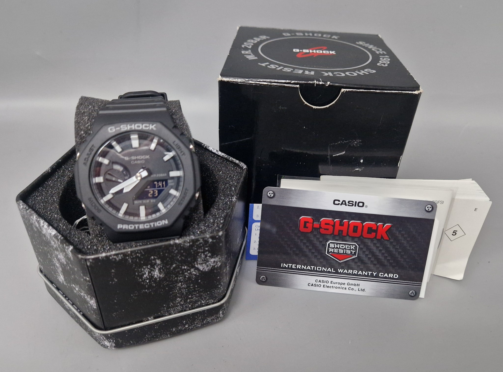 Casio G-SHOCK Protection WATCH boxed with paper work