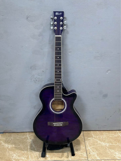 Lindo Acoustic 6-String Purple Guitar - LDSD1018