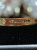 9ct Yellow Gold Ring with Clear Stones - Size O - 3.2g