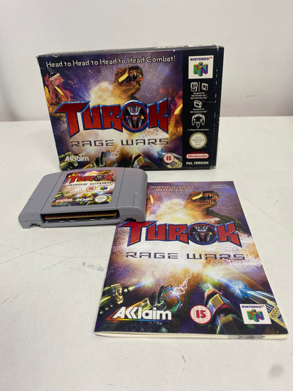 Turok Rage Wars N64 BOXED.