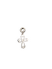 Pandora Charm-Hollow Cross Diamond Middle