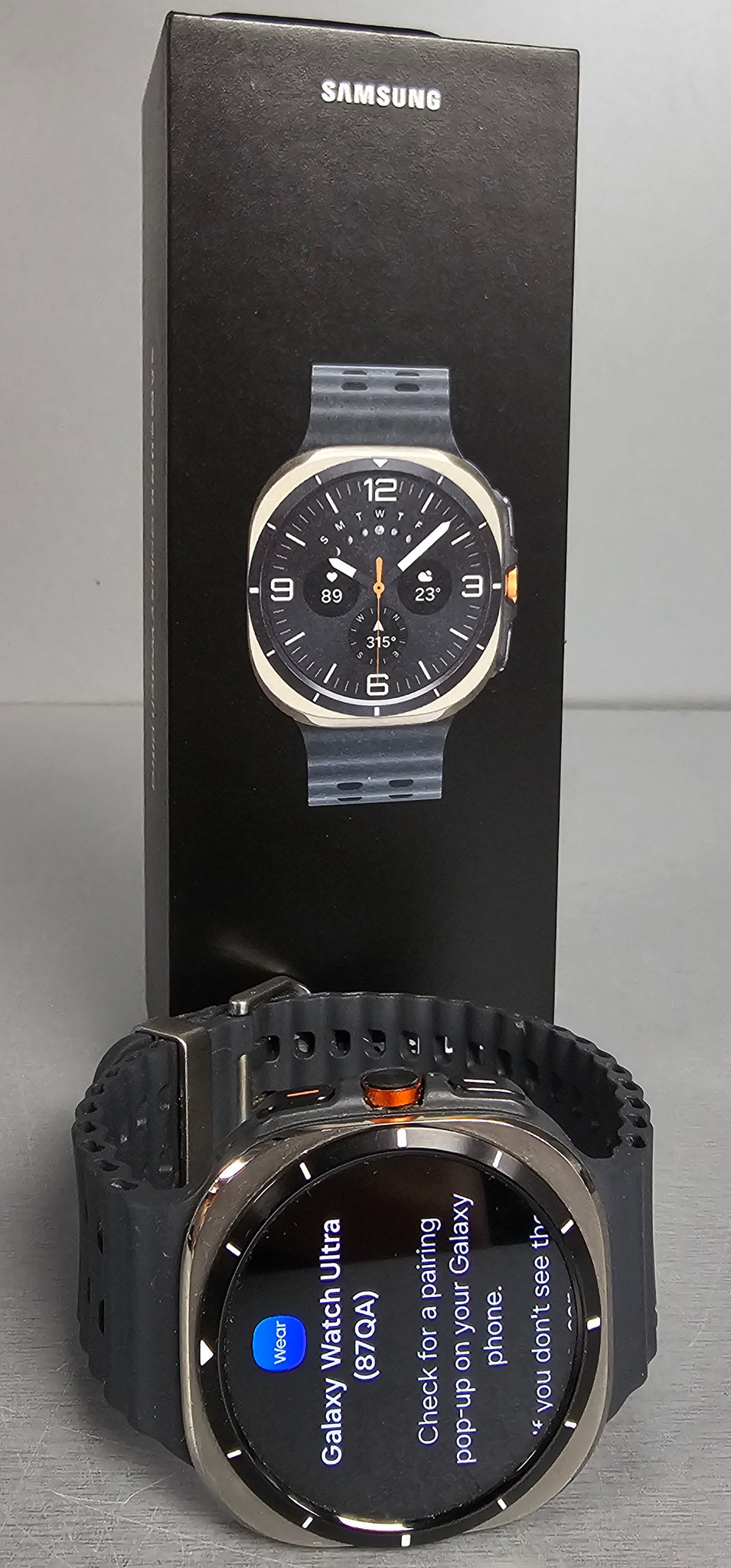 SAMSUNG Galaxy Watch Ultra with Bixby - Titanium Silver & Dark Grey, 47 mm