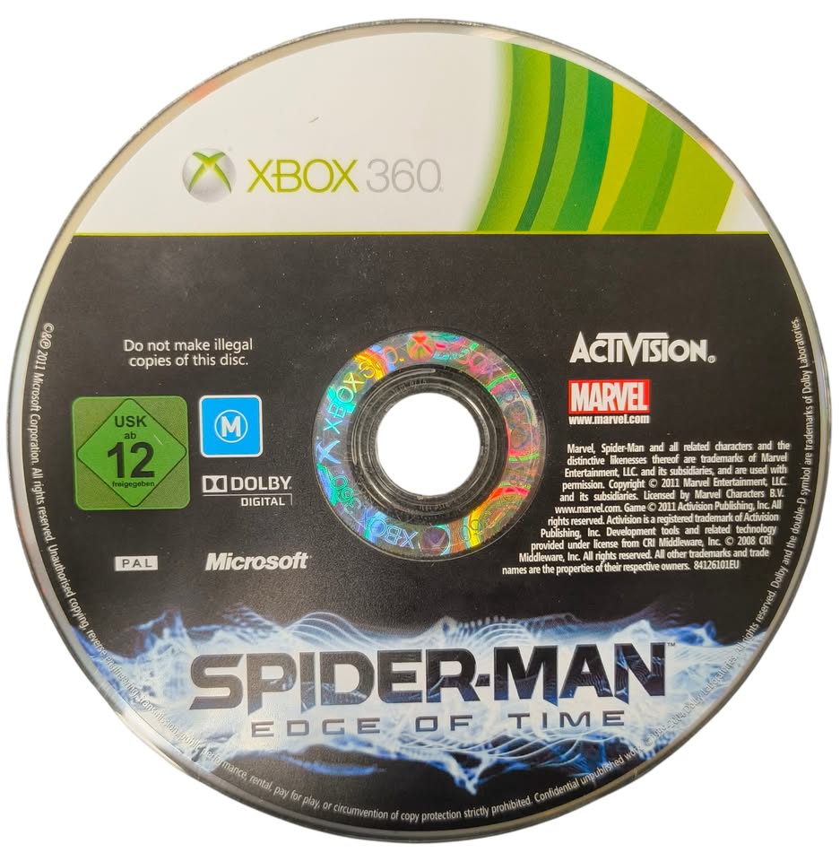 Spider-Man Edge of Time - Xbox 360 ***Collection Only***