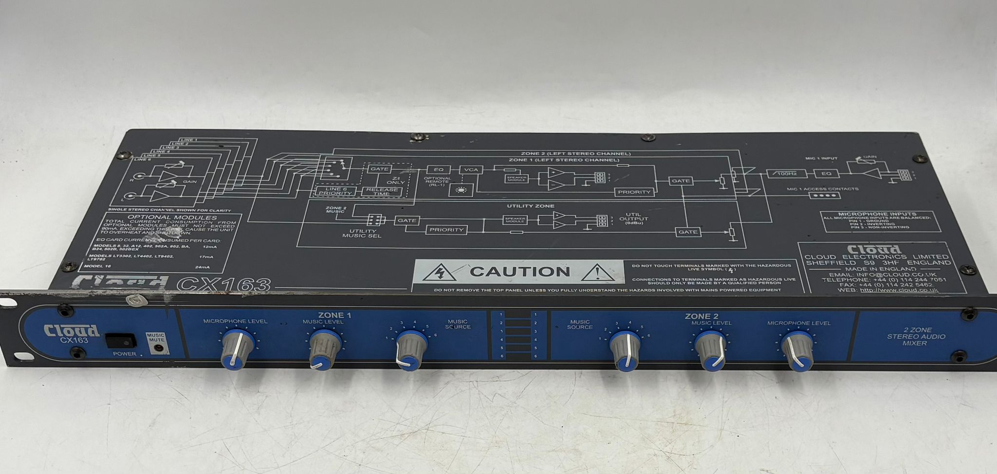 Cloud CX163 2 Zone Stereo Mixer