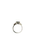 Princess Cut & Tapered Baguette 9ct C.Z ring