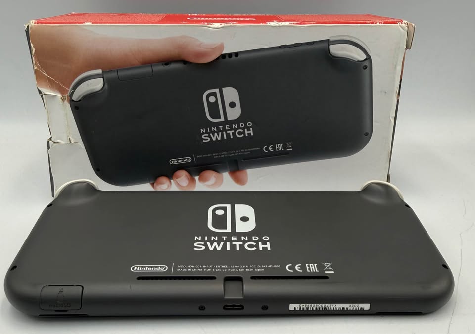 Nintendo Switch Lite, 32GB, Grey, Boxed, includes official charger