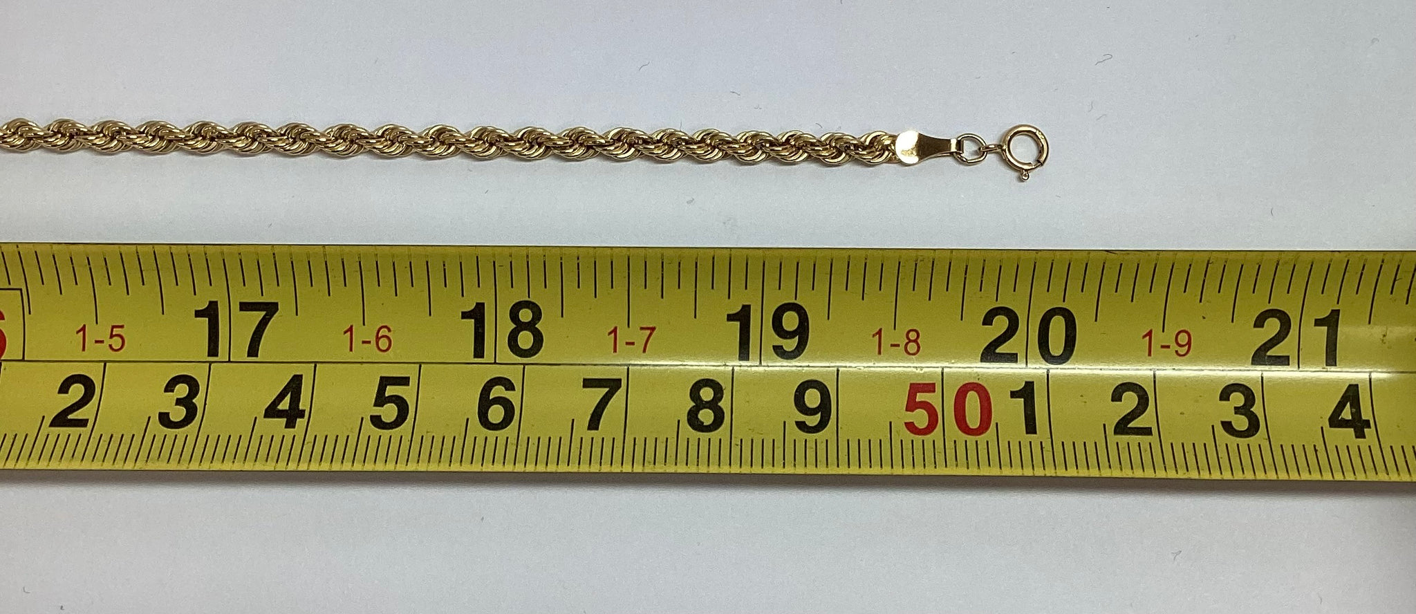 9CT Rope Chain - 20”
