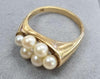 9CT GOLD RING SET WITH PEARL FINISH