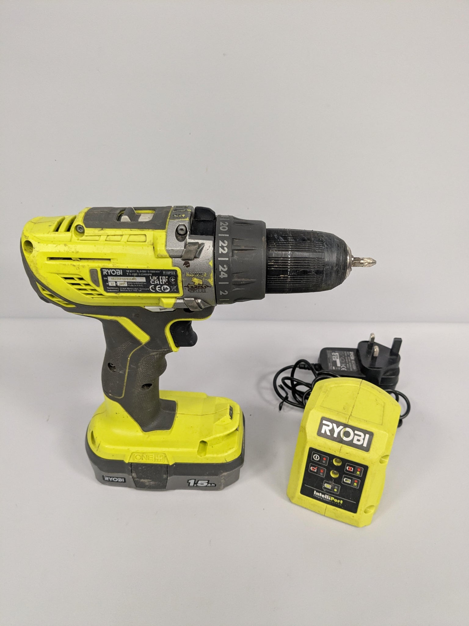 Ryobi R18PD3 One+ Combi Drill 18V