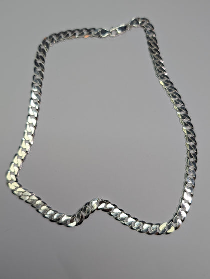 Brand New Heavy 925 Silver Curb Chain