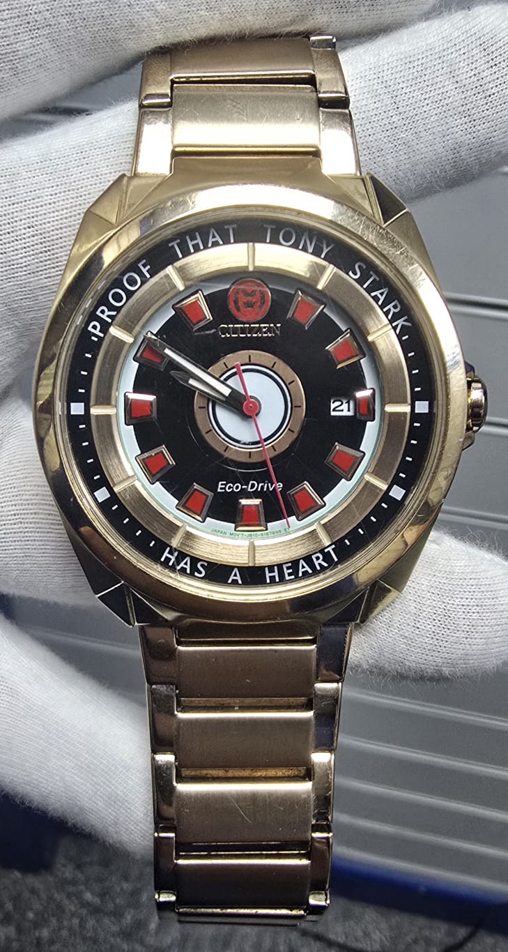 Citizen Mens Eco-Drive Marvel Tony Stark Watch - 1301/1500