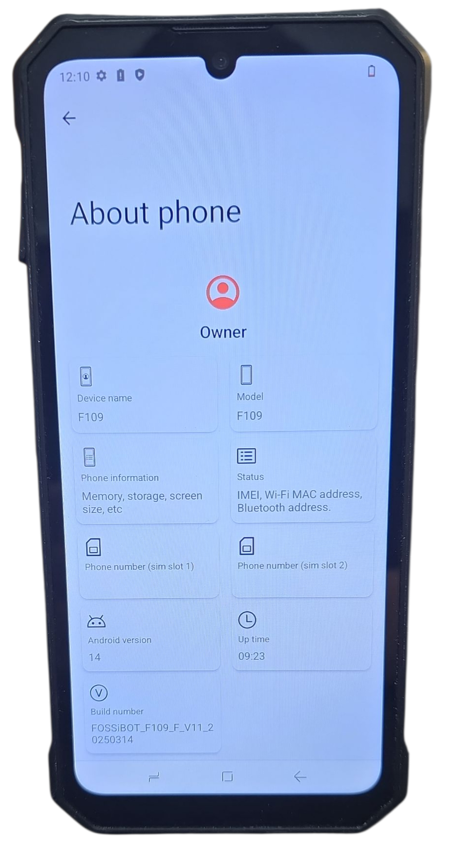 Smartphone Fossibot F109 5G