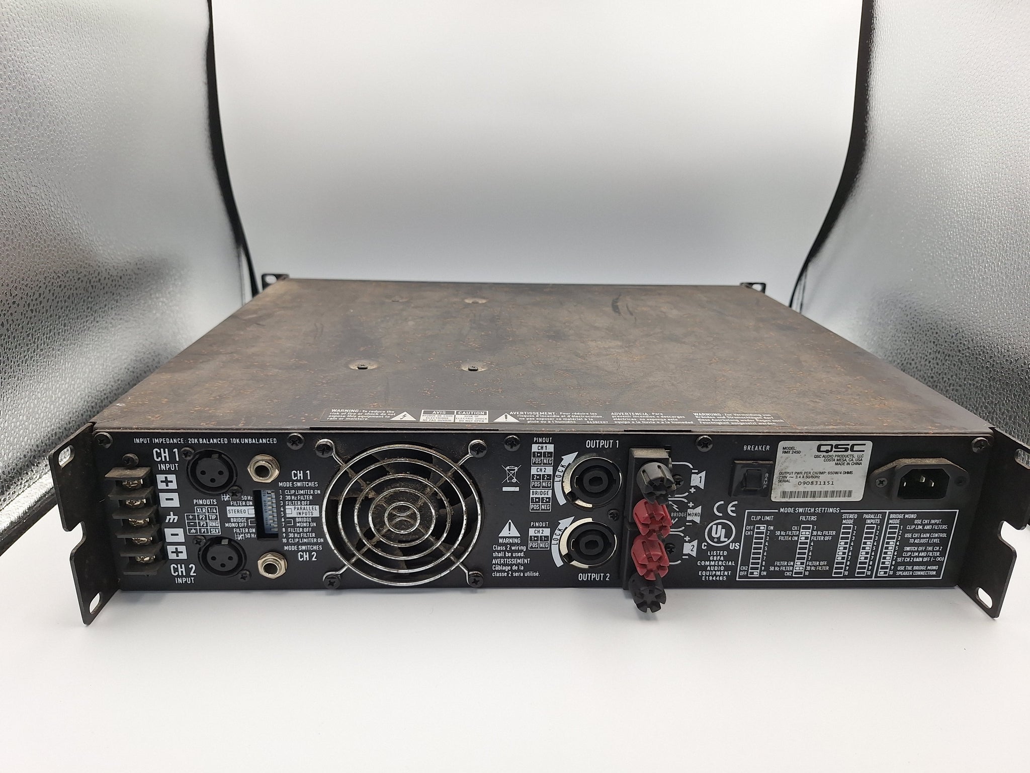 QSC RMX 2450 Amplifer 2 x 750w
