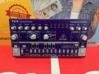 Behringer TD-3-GP Analog Bass Line Synthesizer - Purple