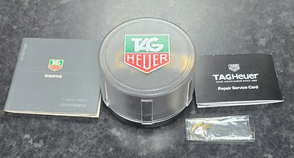 Tag Heuer S/el Cg1123-0 Chronograph Beige Dial Quartz Men's Watch