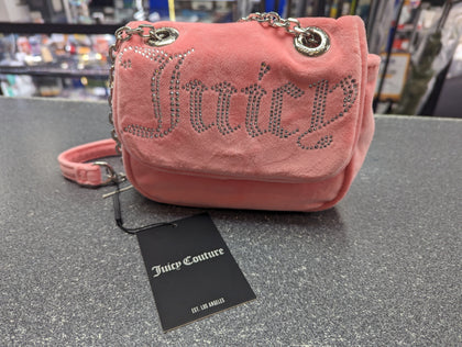 NEW JUICY COUTURE PINK FLUFFY HAND BAG PRESTON STORE