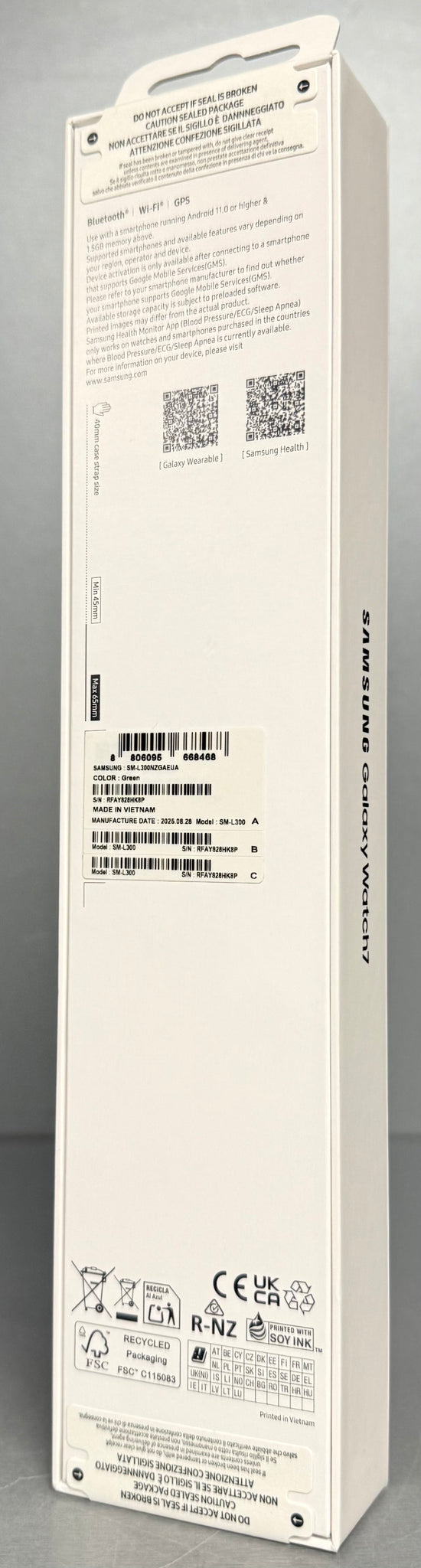 Samsung Galaxy Watch7 Bluetooth (40mm) ** Sealed **