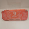 Nintendo Switch Lite Console, 32GB Isabelle Aloha Coral Pink, (No DL) Unboxed with charger and loose game(Animal Crossing)