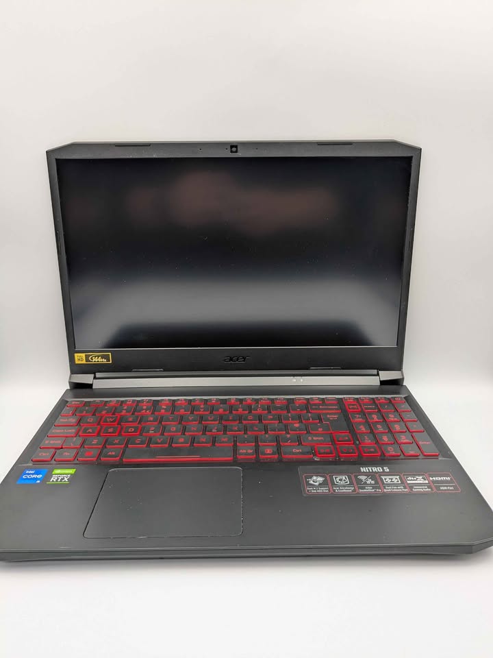 Acer AN515-57/i5-11400H/16GB RAM/512GB SSD/RTX 3050 Ti/15" 144Hz/Windows 11/ With Charger, Unboxed