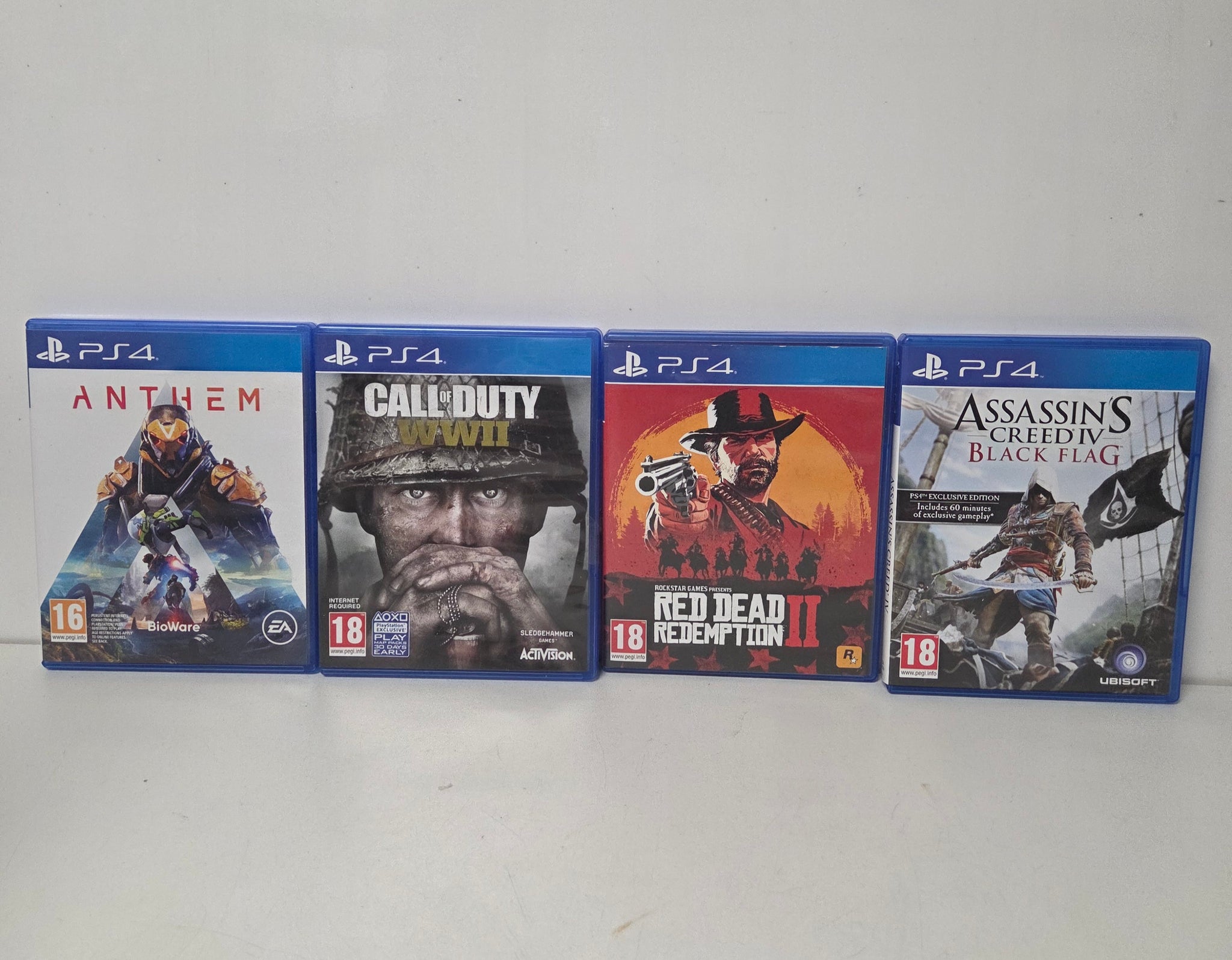 Sony Playstation 4 Slim 1TB Console & 4 Games
