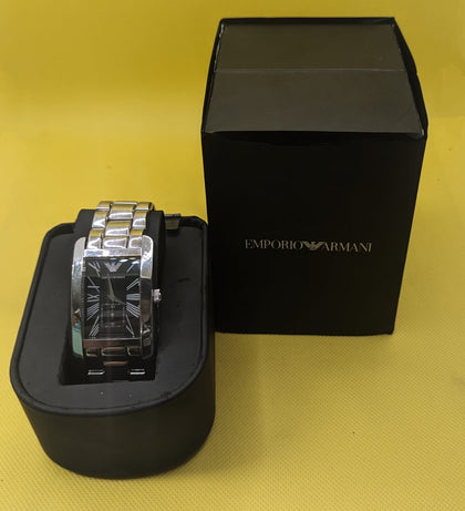 Emporio Armani AR0156 - Mens Classic Stainless Steel Designer Watch