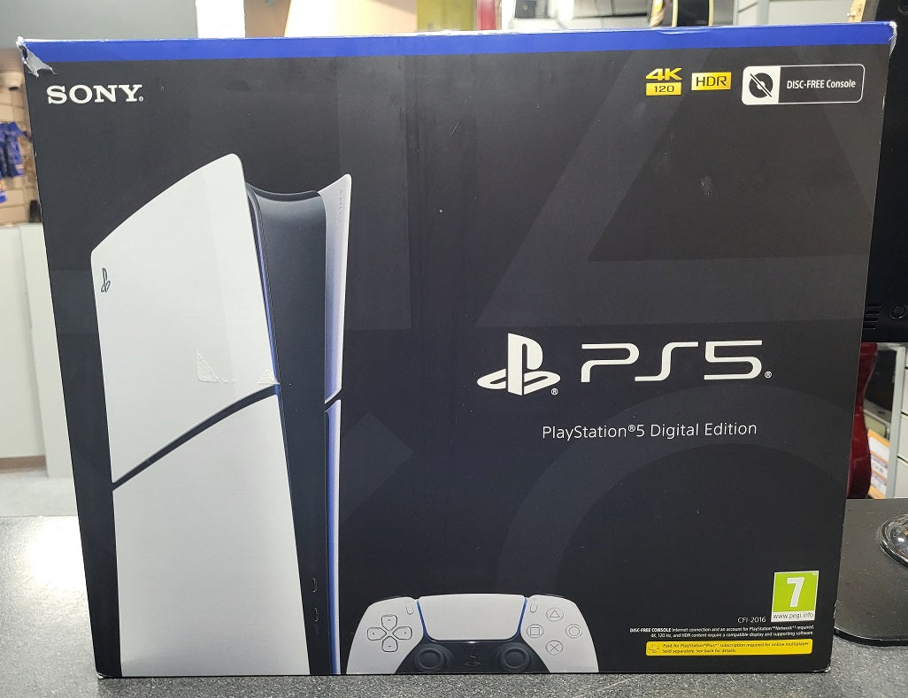 Playstation 5 Slim Digital Edition Console - 1TB - White - Boxed