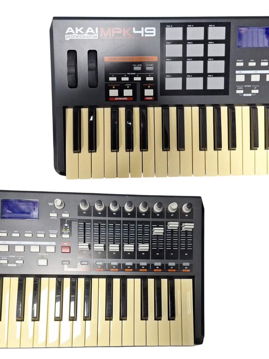 Akai MPK49 USB/MIDI Professional Performance Keyboard, Black