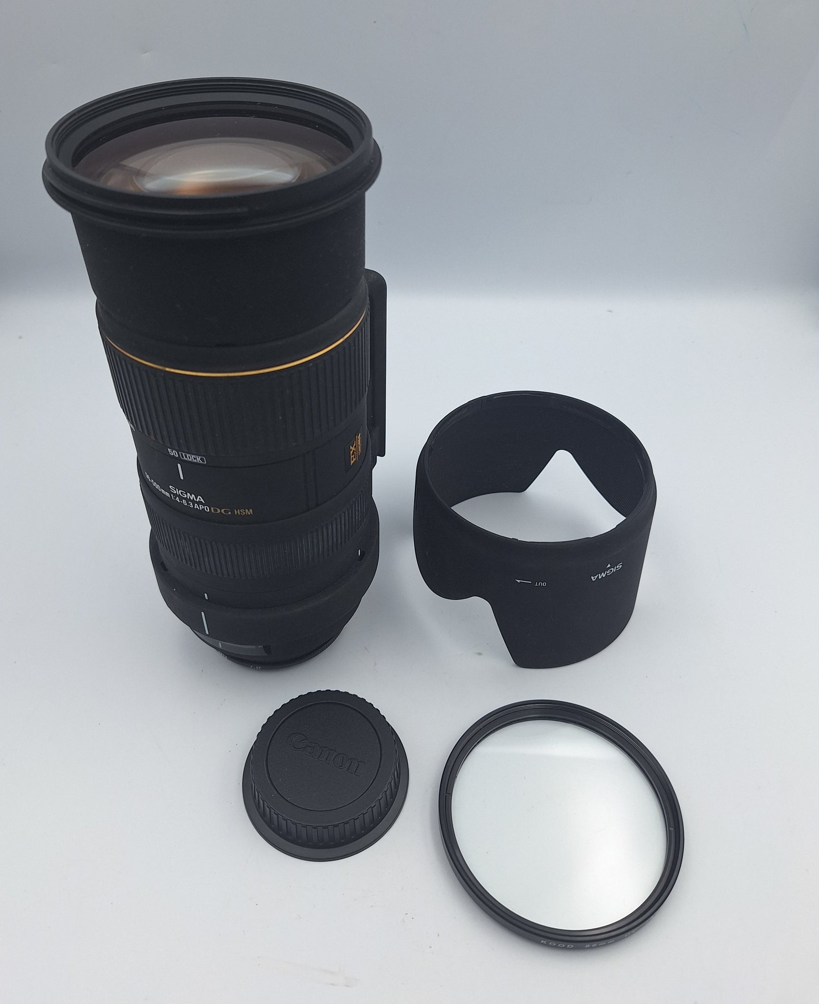 Sigma 50-500mm 1:4-6.3 APO DG HSM canon compatible camera lens UNBOXED