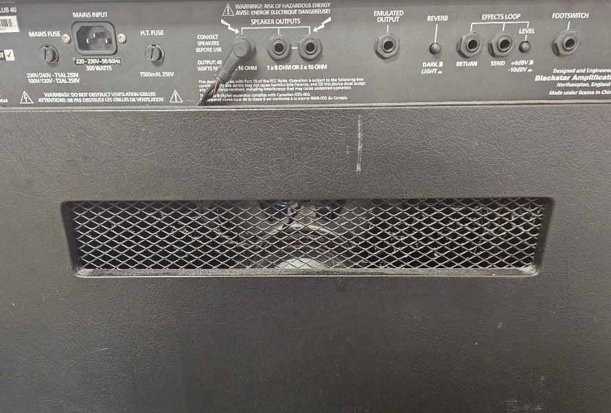 Blackstar HT Club 40 Combo Amplifier **Collection Only**