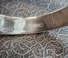 Silver Abstract Cuff Bangle - 33.3g