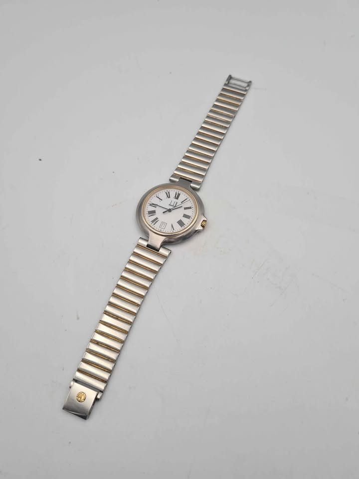Dunhill Millennium 8000 Men's Vintage 36mm Vintage Quartz Watch - Unboxed With Steel Bracelet