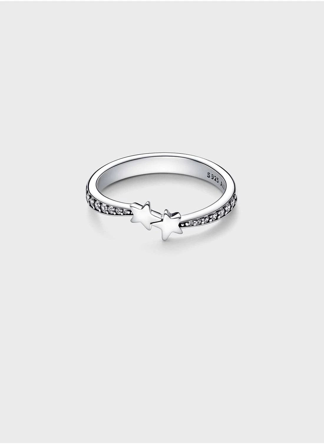 Pandora Shooting Stars Sparkling Ring - Size-I