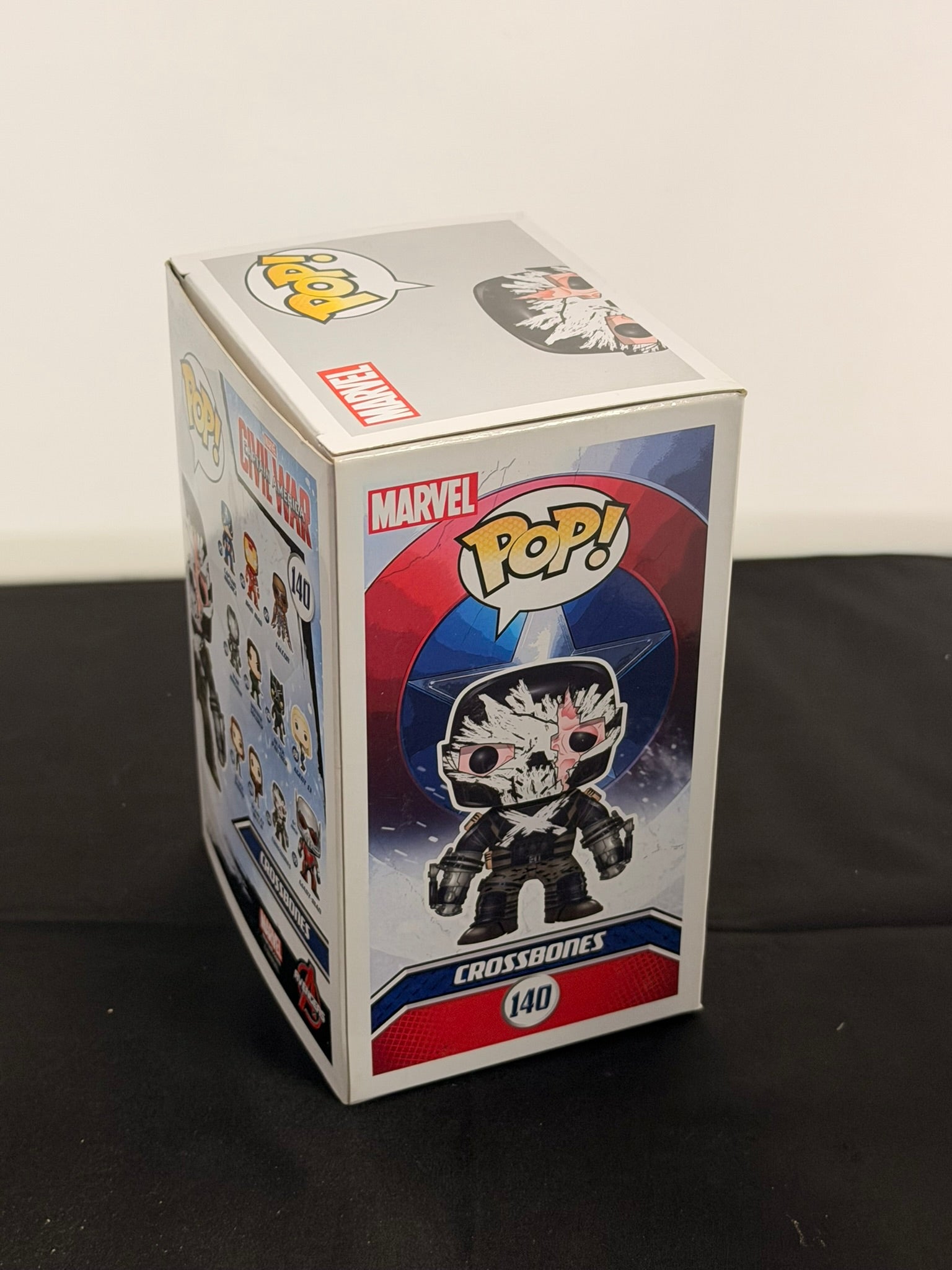 funko pop civil war 140 crossbones