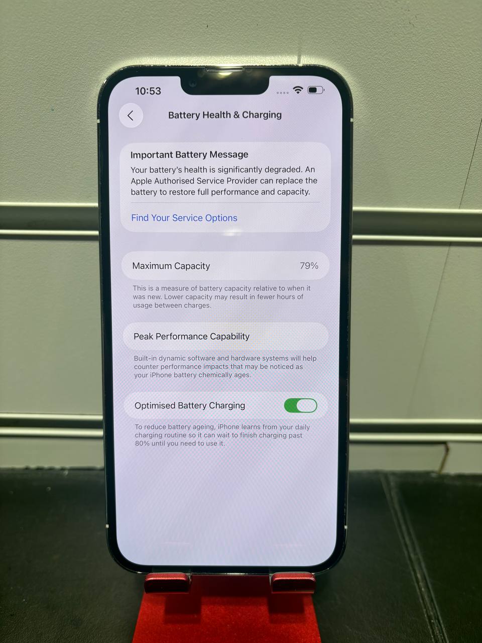 Apple iPhone 13 Pro Max 256GB Silver, Unlocked Battery Health 79%