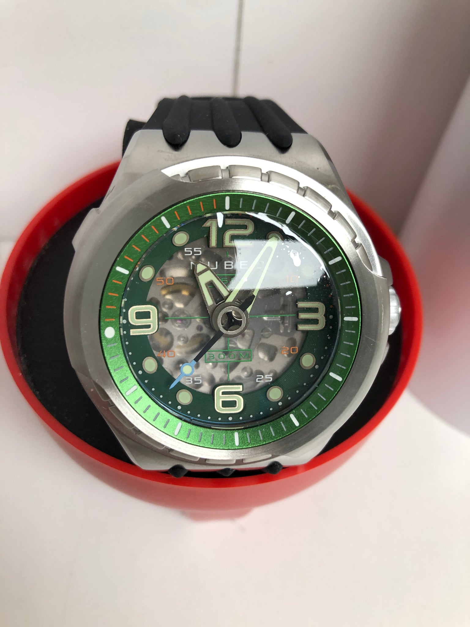 Nubeo Alvin NB-6027-02 Skeleton Automatic Watch