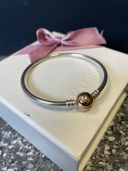 Pandora Rose Gold Clasp Bracelet