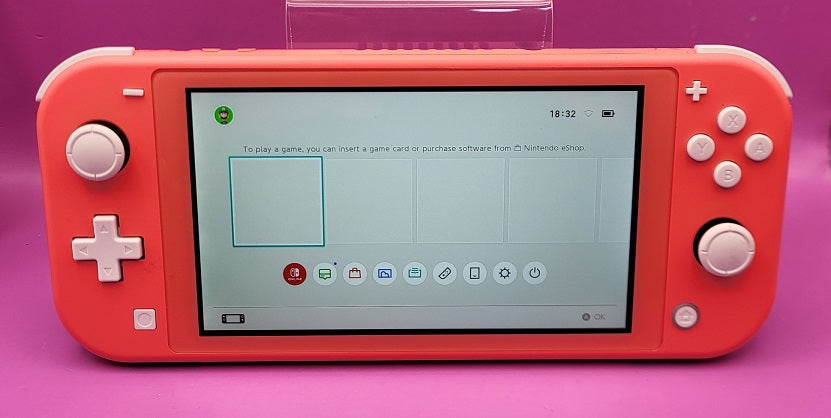 Nintendo Switch Lite Console - 32GB Coral Pink - Unboxed