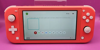 Nintendo Switch Lite Console - 32GB Coral Pink - Unboxed