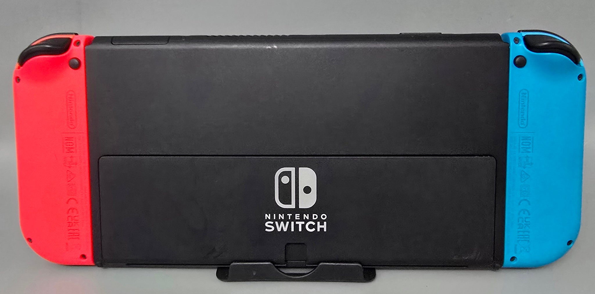 Switch Console, 64GB OLED + Neon Red/Blue Joy-Con, Boxed