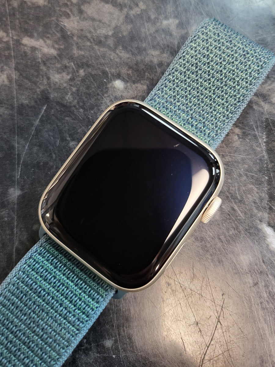 Apple Watch SE 2nd Gen GPS, Starlight Aluminium, 44mm,with Lake