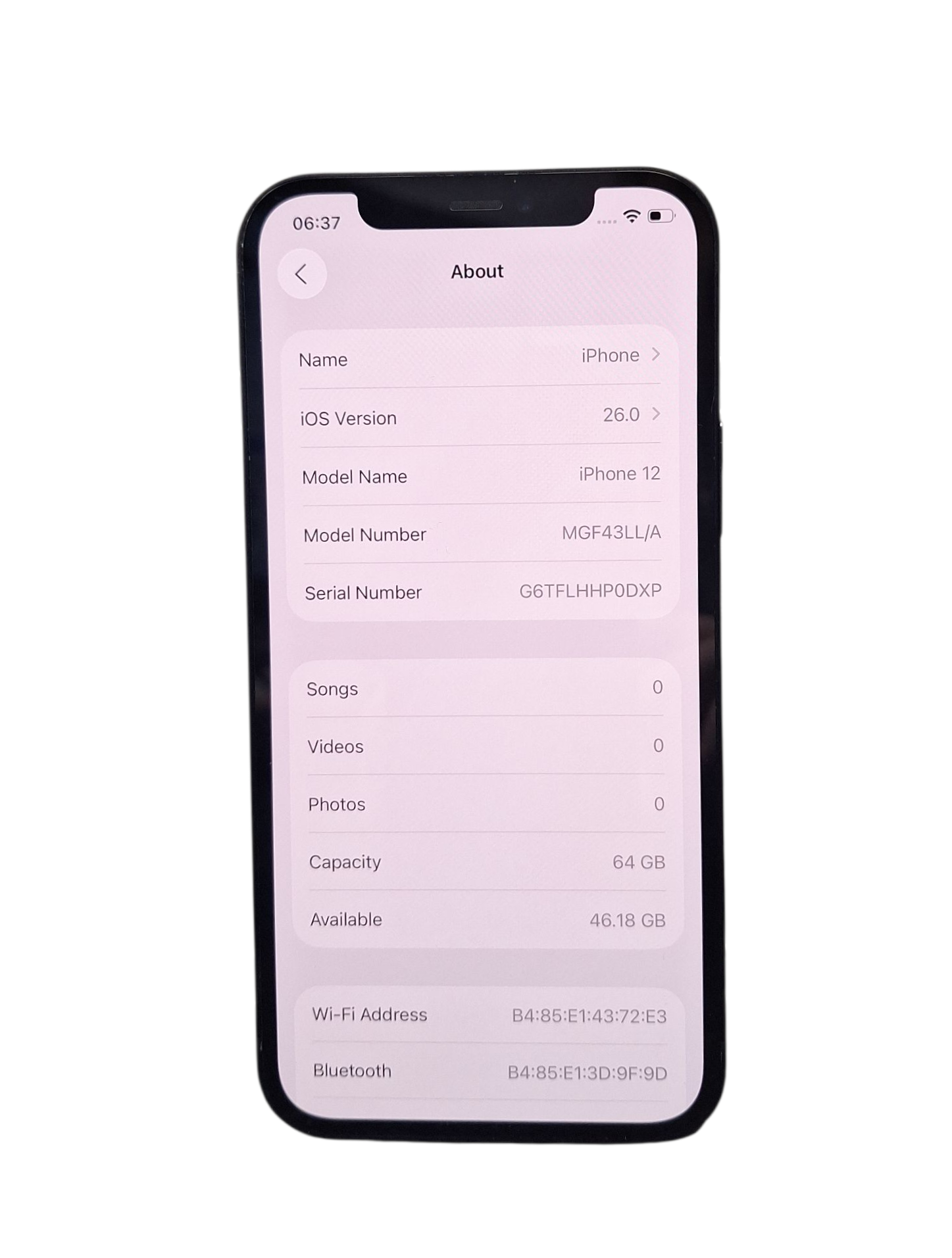 iPhone 12 - 64GB - Unlocked