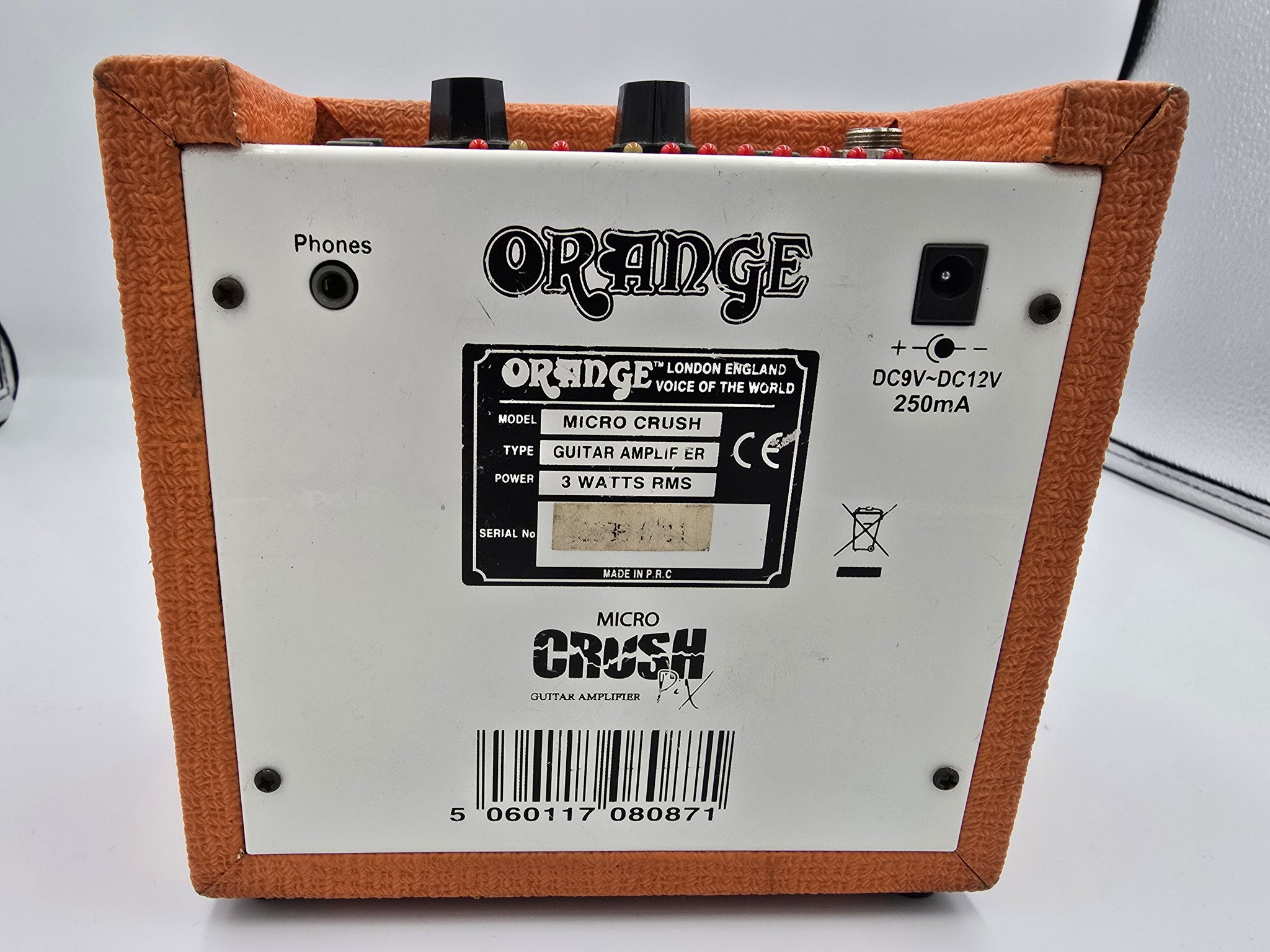 Orange Crush Mini 3 Watt Micro Amp, Orange