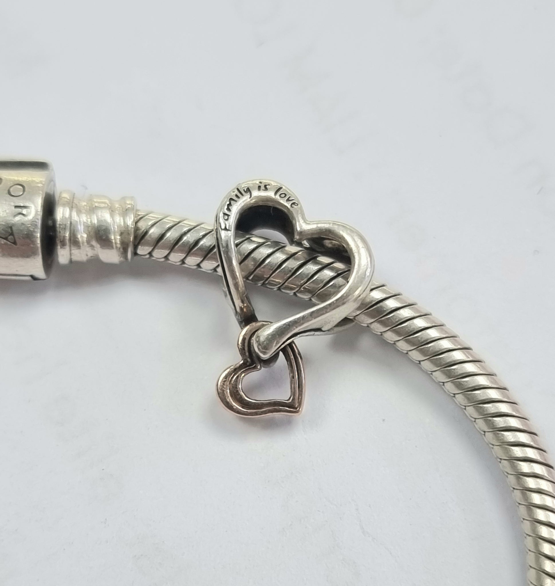 Pandora Bracelet and 2 charms