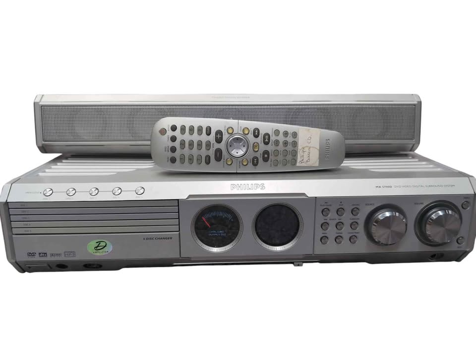 **COLLECTION ONLY** Phillips MX5700D DVD Video Digital Surround System With 5 Disc Changer, 3 Speakers & 2 Subwoofers