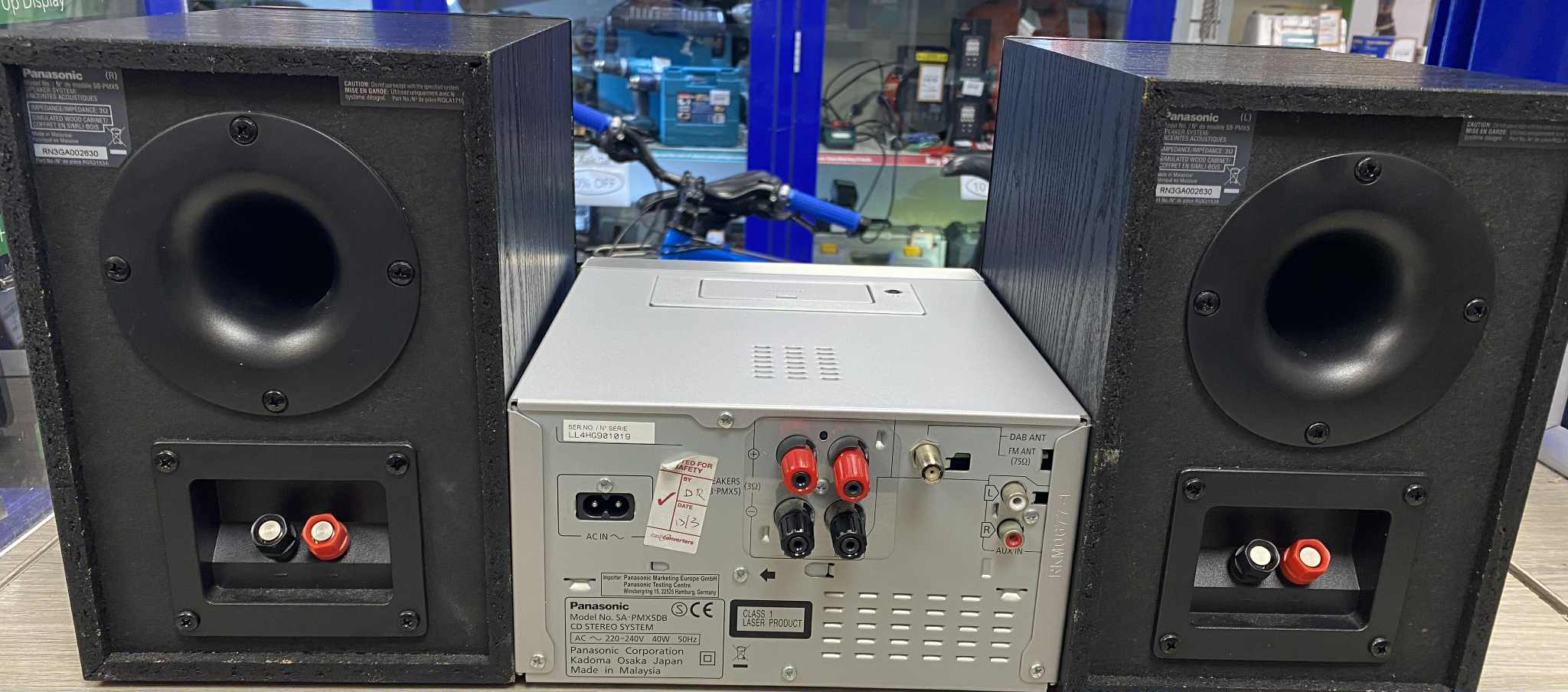 Panasonic SA-PMX5DB DAB+ radio