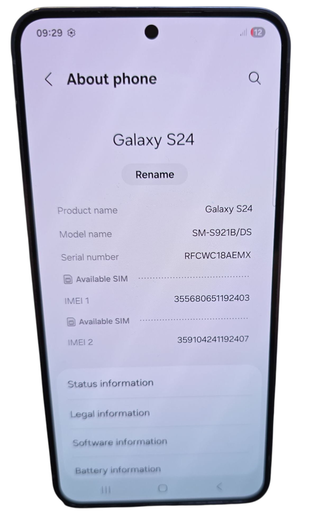 Samsung Galaxy S24 5g 128GB