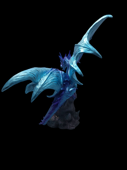 Blue dragon LED statute Decorative Ornament **BRAND NEW BOXED**